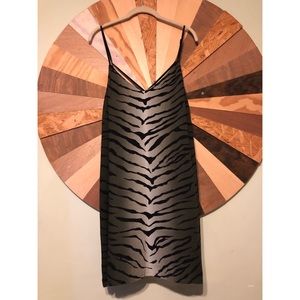 Ecoté animal print mini dress